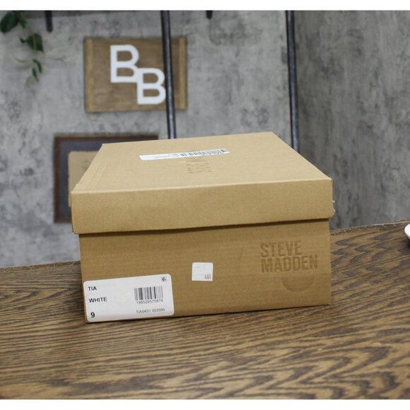 NWT Steve Madden Women's Tia Pump Stiletto Heels TIA04S1 White 9M - Picture 11 of 12